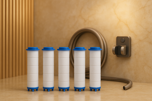 Purity Shower Head Water Purification Filter Replacements x5